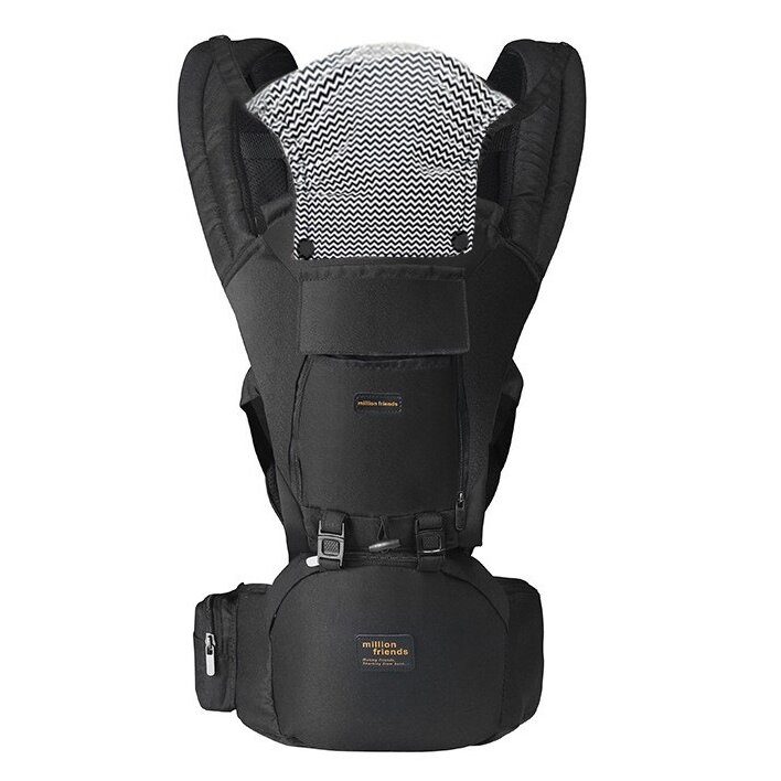 Ergonomic Baby Carrier Newborn To Toddler - Porte-bébé avec siège de hanche, ergonomie