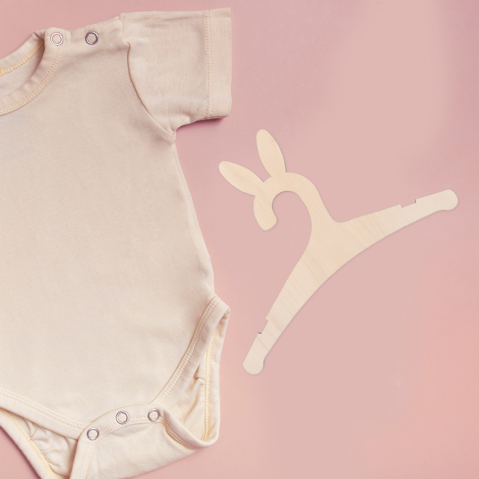 Baby Clothes - Cintres en bois pour vêtements de