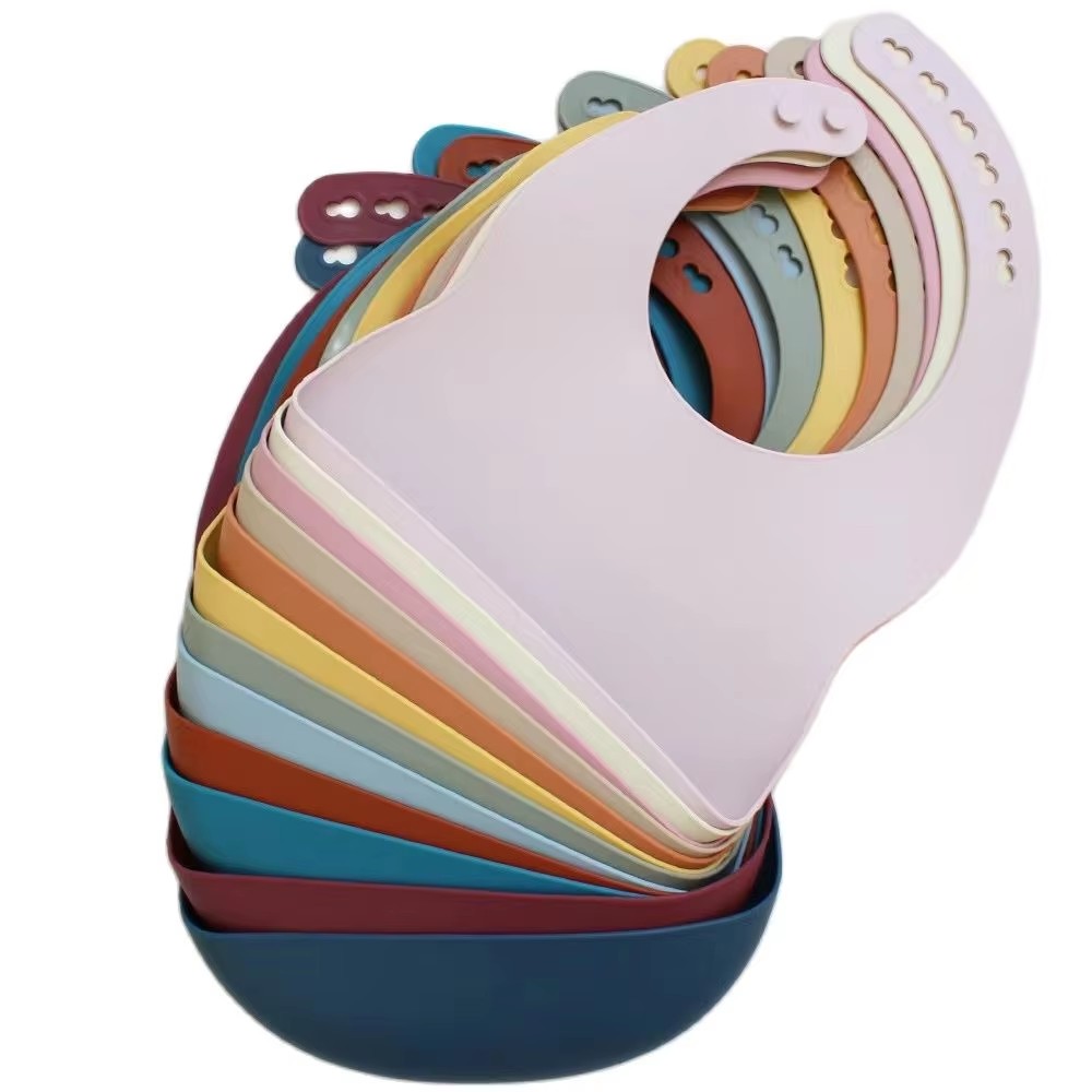 Bavoir à plateau en Silicone p - Waterproof Baby Bibs Silicone avis et prix