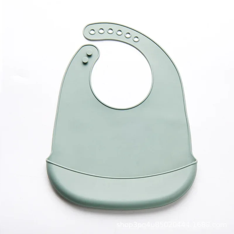 1/2 bavoirs pour bébé réglable - Waterproof Baby Bibs Silicone avis et prix