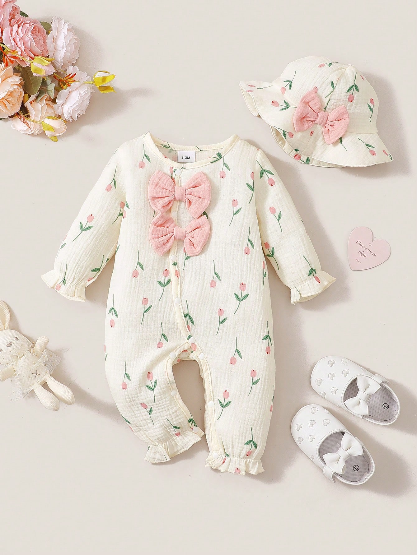 Ensemble en deux pièces pour b - Newborn Baby Girl Romper Floral avis et prix