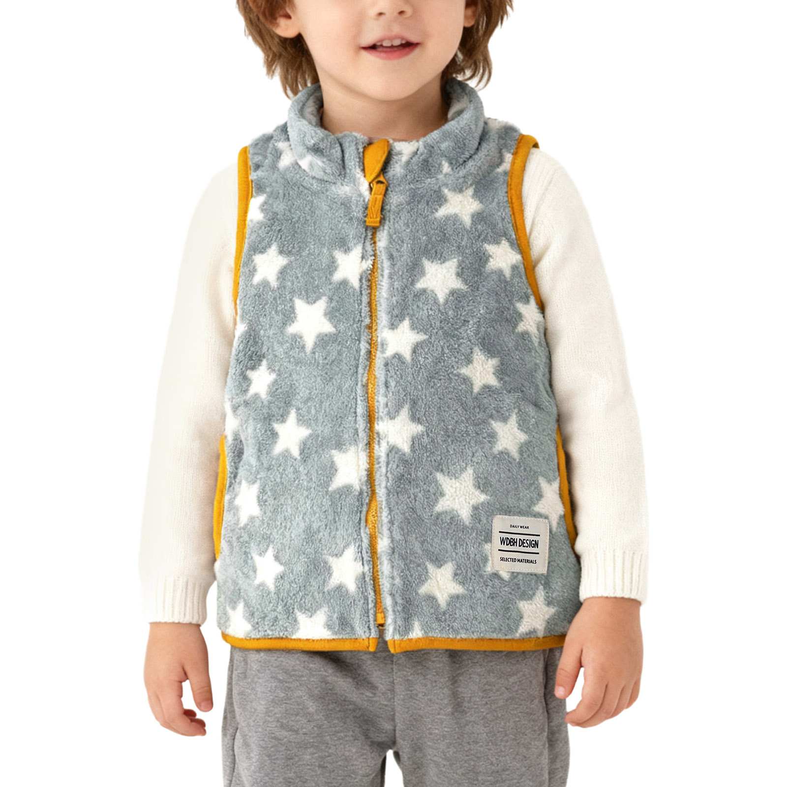 Gilet polaire sans manches pou - Toddler Boy Winter Fleece Jacket avis et prix