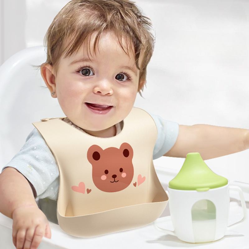 Bavoirs imperméables pour bébé - Waterproof Baby Bibs Silicone avis et prix