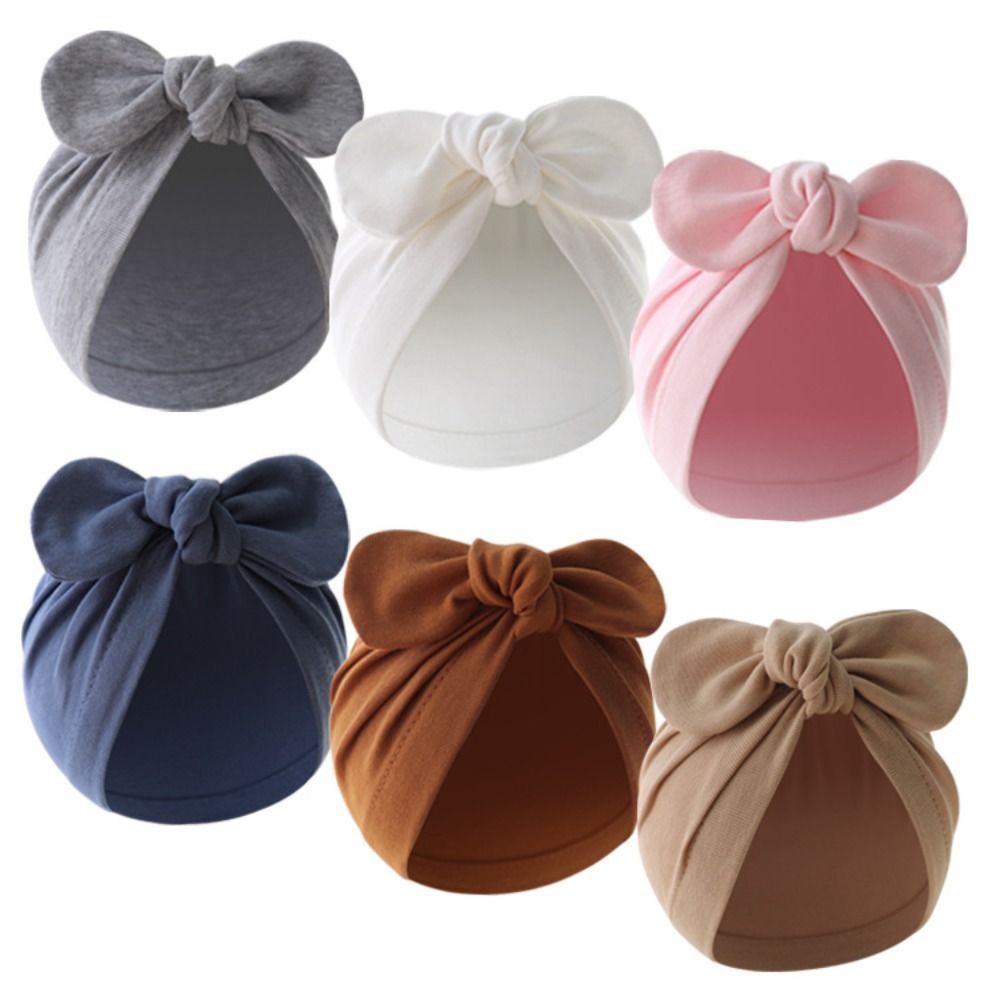 Mignon fleur noeud bébé chapea - Infant Beanie Hat With Ears avis et prix