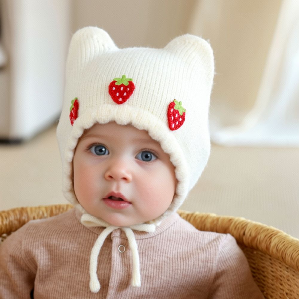 Bonnet d’hiver tricoté pour bé - Infant Beanie Hat With Ears avis et prix